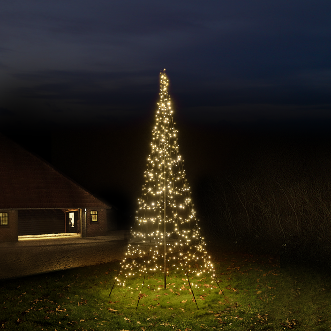 vlaggenmast-kerstbomen inclusief mast