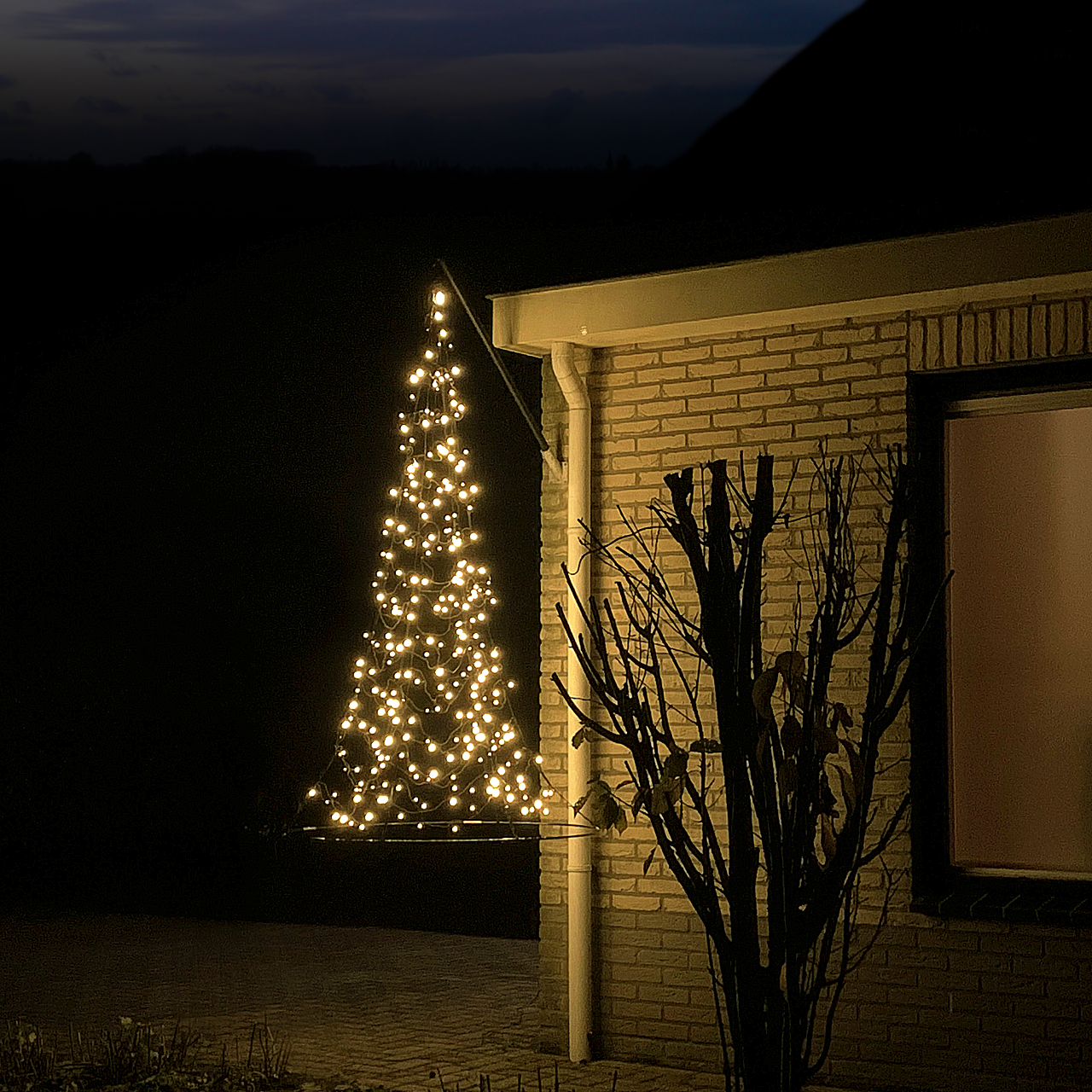 Hangende led kerstbomen