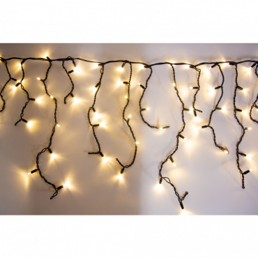 De Kerstwinkel Ice Light ijspegel opgehangen zwart 76L