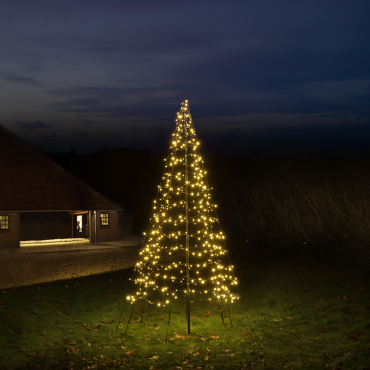 Xmas Starlight® Flexbelt | 3 meter | 480 LED-lampjes | Warm wit | Inclusief mast